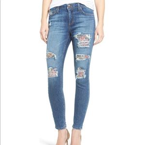 Joe’s Icon Rip and Repair Ankle Skinny Jeans